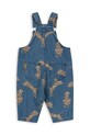 Konges Sløjd ogrodniczki bawełniane dziecięce MAGOT OVERALLS GOTS KS103888.9BYA granatowy AW25