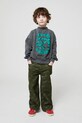 Bobo Choses jeans copii Memory jeans verde 225BC009