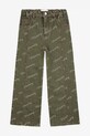 Bobo Choses jeans copii Memory 225BC009 verde AW25