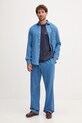 Frescobol Carioca spodnie bawełniane 2606.855 niebieski AW25