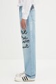 Sky High Farm jeansy Sweet dreams SHF07P003 niebieski AW25