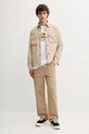 Levi's spodnie bawełniane 55849.0067 beżowy AW25