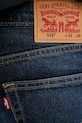 Levi's jeansy 515 SLIM FIT STRAIGHT granatowy A7222