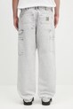 Odzież Carhartt WIP jeansy Double Knee Pant I035556.895F szary