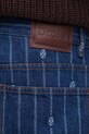 Drôle de Monsieur jeansy Le Jean Baggy Monogramme niebieski I.BP168.CO238