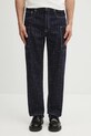 Kenzo jeansy Weave Cargo Monkey Fit granatowy FF65DP4086V1