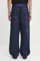 Odzież VETEMENTS jeansy Hip-Hop UH76DP250N granatowy