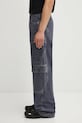 Rick Owens DRKSHDW jeansy Double Cargo DU02E7361.DGY niebieski AW25
