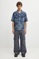 Rick Owens DRKSHDW jeansy Double Cargo DU02E7361.DGY niebieski