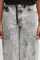 Martine Rose jeansy Zip Hem szary 259WD09049