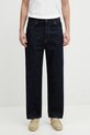 Carhartt WIP jeansy Aaron Pant granatowy I035879.102