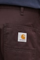Carhartt WIP jeansy Simple Pant brązowy I034907.33H02