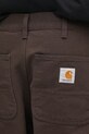 Carhartt WIP jeansy Simple Pant brązowy I031220.4702