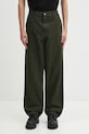 Carhartt WIP spodnie bawełniane Simple Pant gładkie zielony I031220.4902