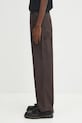 Βαμβακερό παντελόνι Carhartt WIP Single Knee Pant I031497.4702 καφέ AW25