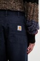 Carhartt WIP pantaloni in cotone Simple Pant blu navy I035643.1C4O
