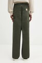 Odzież Carhartt WIP jeansy bawełniane Single Knee Pant I034798.494O zielony