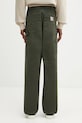 Odzież Carhartt WIP jeansy bawełniane Single Knee Pant I034798.494O zielony