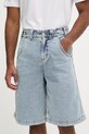 adidas Originals ogrodniczki jeansowe Pride x Jeremy Scott JY2022 niebieski AW25