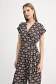 Weekend Max Mara kombinezon jedwabny ARIZONA brązowy 2525246021600
