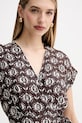 Weekend Max Mara kombinezon jedwabny ARIZONA 2525246021600 brązowy