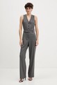 Sisley kombinezon z elastanem szary 41NDLT00P