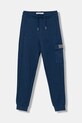 Calvin Klein Jeans spodnie dresowe bawełniane dziecięce TERRY bawełna niebieski IB0IB02522.9BYA