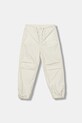 Παιδικό βαμβακερό παντελόνι Tommy Hilfiger KB0KB09779.9BYA μπεζ AW25