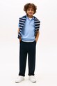 Tommy Hilfiger spodnie dziecięce bawełna granatowy KB0KB09780.9BYA