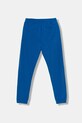 Guess spodnie dresowe bawełniane dziecięce L5YQ11.KAD74.9BYA niebieski AW25