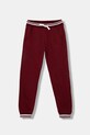 Guess spodnie dresowe dziecięce dzianina bordowy L5YQ17.K0170.9BYA