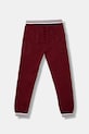 Guess spodnie dresowe dziecięce L5YQ17.K0170.9BYA bordowy AW25