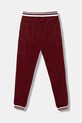 Дитячі спортивні штани Guess N5YQ17.K0170.9BYA бордо AW25