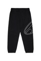 Diesel pantaloni tuta in cotone bambino/a PMARKYMEGOVALD TROUSERS J02272 nero AW25