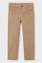 Mayoral spodnie slim fit basic z elastanem brązowy 517.5A.Mini.9BYA