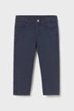 Mayoral spodnie niemowlęce slim fit basic bawełna granatowy 563.3B.Baby.9BYA