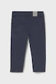 Штани для немовлят Mayoral slim fit basic 563.3B.Baby.9BYA темно-синій AW25