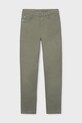 Mayoral spodnie dziecięce slim fit basic z elastanem zielony 582.7D.Junior.9BYA