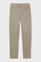 Mayoral spodnie dziecięce slim fit basic z elastanem beżowy 582.7D.Junior.9BYA