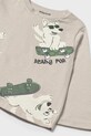 Chłopiec Mayoral longsleeve bawełniany dziecięcy 2061.3B.Baby.9BYA beżowy