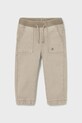 Mayoral spodnie niemowlęce jogger serża soft z regulacją beżowy 2503.3A.Baby.9BYA