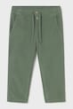 Mayoral pantaloni din catifea pentru copii 2507.3C.Baby.9BYA verde AW25