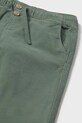 Mayoral pantaloni din catifea pentru copii verde 2507.3C.Baby.9BYA
