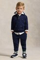 Polo Ralph Lauren spodnie dresowe dziecięce drobny wzór granatowy 322979421001