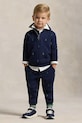 Polo Ralph Lauren spodnie dresowe dziecięce drobny wzór granatowy 322979421001