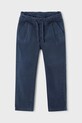 Mayoral spodnie dziecięce chinosy jogger z elastanem granatowy 4561.5D.Mini.9BYA