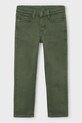 Mayoral spodnie dziecięce soft regular fit tkanina zielony 4562.5D.Mini.9BYA