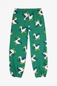Bobo Choses spodnie dresowe dziecięce La Oca 225AC065 zielony AW25