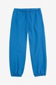 Bobo Choses spodnie dresowe bawełniane dziecięce Curve 225AC067 niebieski AW25