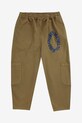 Bobo Choses spodnie dziecięce Tic Tac Toe 225AC077 zielony AW25